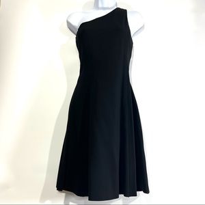 Theory Leainna Fixture Ponte One-Shoulder Dress NWT